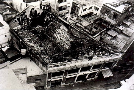 Teatro 'El Picadero' incendiado